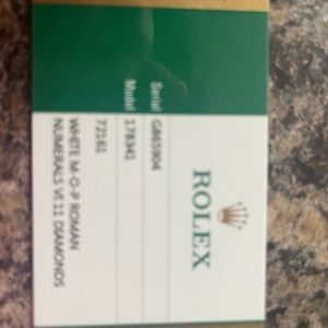 Genuine Rolex two tone oyster face. Perfect condition